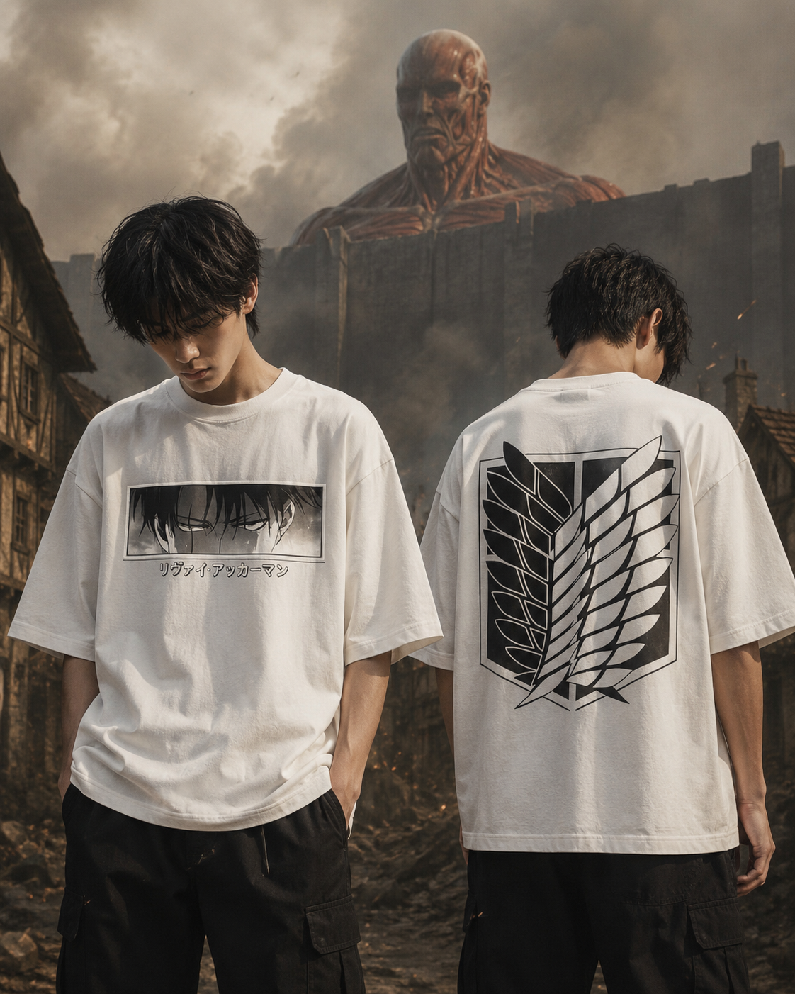 "Anime AOT " | Boys | Girls | Unisex Oversized Classic T-Shirt