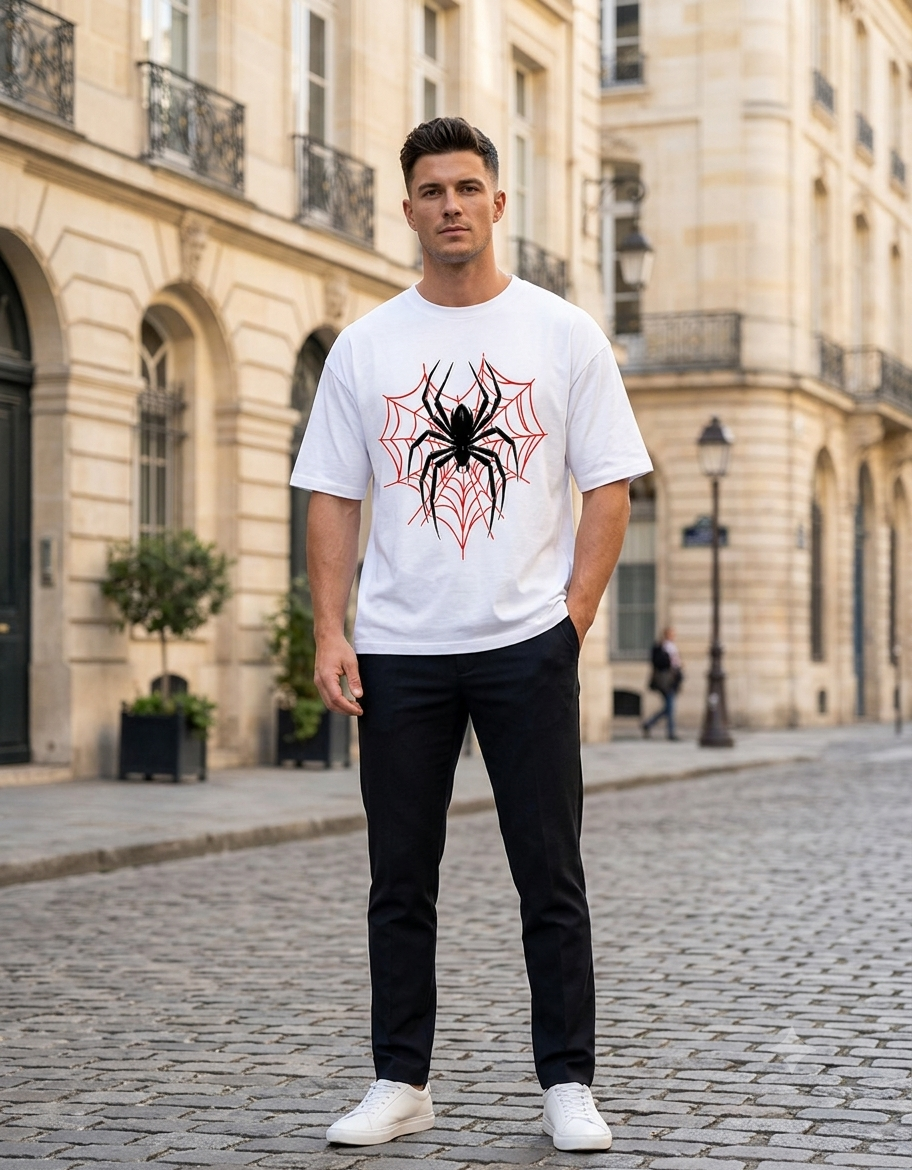 "SPIDERMAN" | Boys | Girls | Unisex Oversized Classic T-Shirt