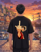 Pirate Anime Vibe | Unisex Oversized Classic T-Shirt