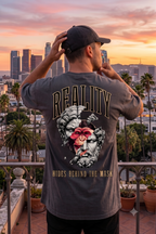 "Reality Hides Behind the Mask"| Unisex Oversized Classic T-Shirt