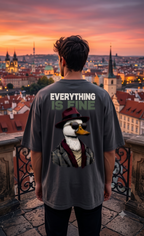 "Everything is Fine" Oversized Graphic Tee