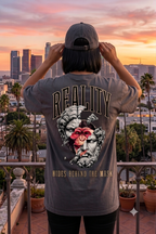 "Reality Hides Behind the Mask"| Unisex Oversized Classic T-Shirt